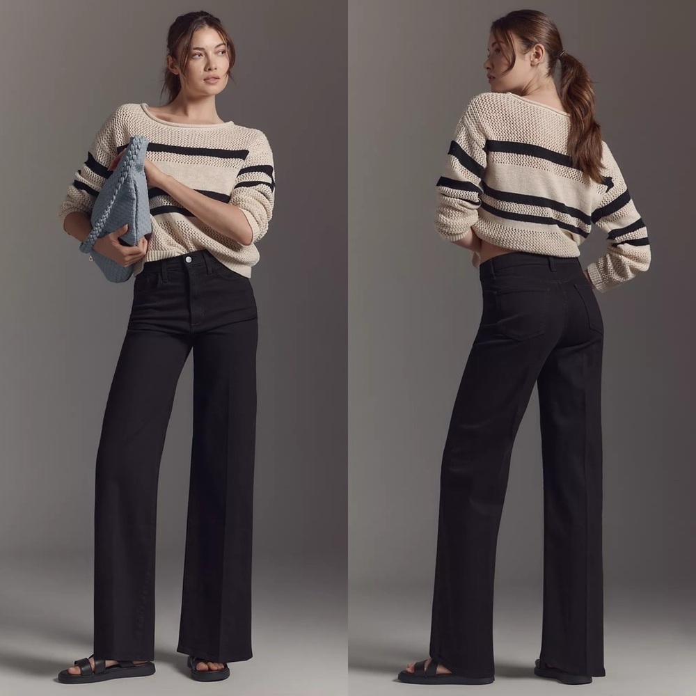 NWT Anthropologie Joe's Jeans Petite Mia High-Rise Wide-Leg Jeans